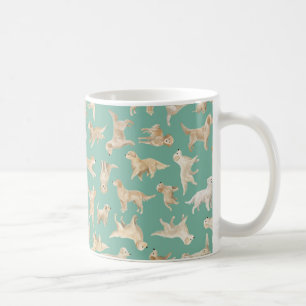 Caneca De Café Cães de ouro