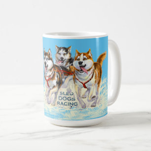 Caneca De Café cães de trenó siberianos
