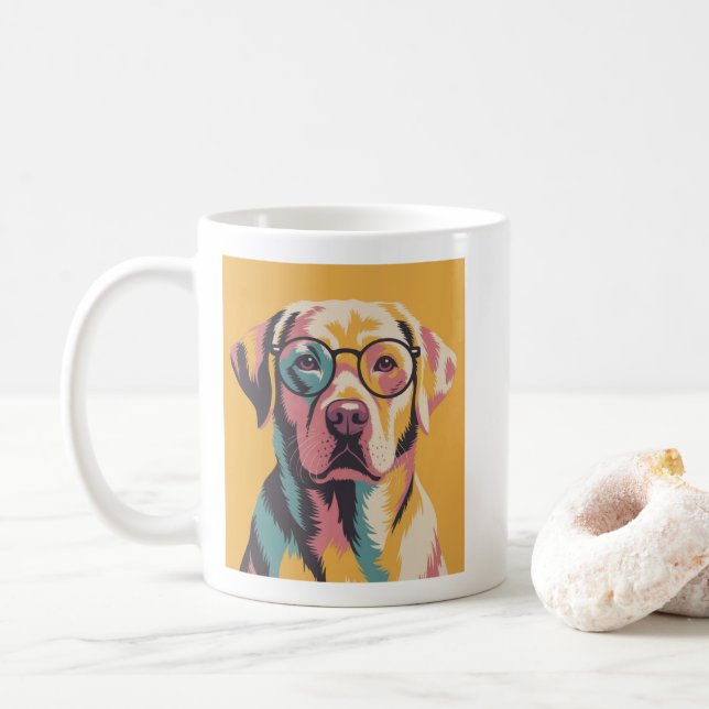 Caneca De Café Cães 🐶 – Desenhos Divertidos e Fofos para Amantes (Com Donut)