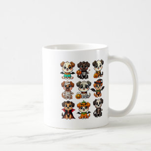 Caneca De Café Cães Dias de as Bruxas engraçados Fantasmas Pumpki