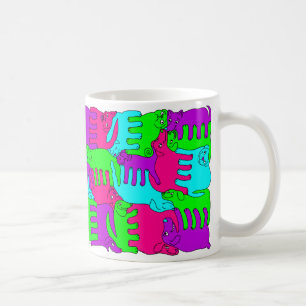 Caneca De Café Cães do vinho da baga de sabugueiro