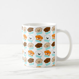 Caneca De Café Cães e Gatos em Choque -