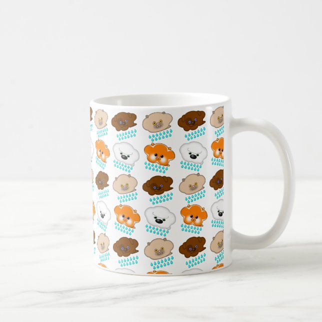 Caneca De Café Cães e Gatos em Choque - (Direita)