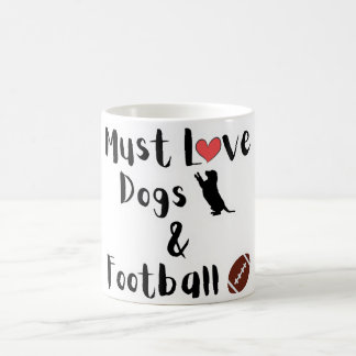 Caneca De Café Cães e Taça de Café de Futebol