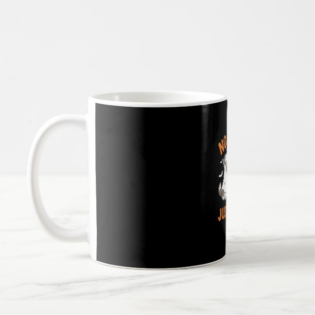 Caneca De Café Cães Fantasmas de Halloween Sem Truques Apenas Pre (Esquerda)