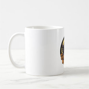 Caneca De Café Cães franceses Boo-Halloween Design de Bulldog Fra