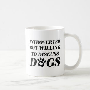 Caneca De Café Cães Introvertidos