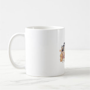 Caneca De Café Cães Magia