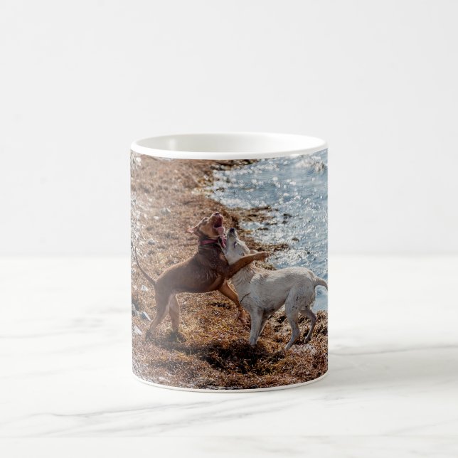 Caneca De Café Cães na praia (Centro)