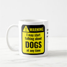 Cães Personalizado Divertido Aviso