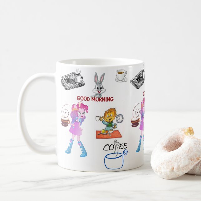 Caneca De Café café (Com Donut)