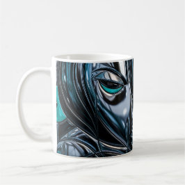 Caneca De Café Café Abstrato Cibernético