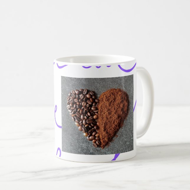 Caneca De Café Café Amor (Frente Esquerda)