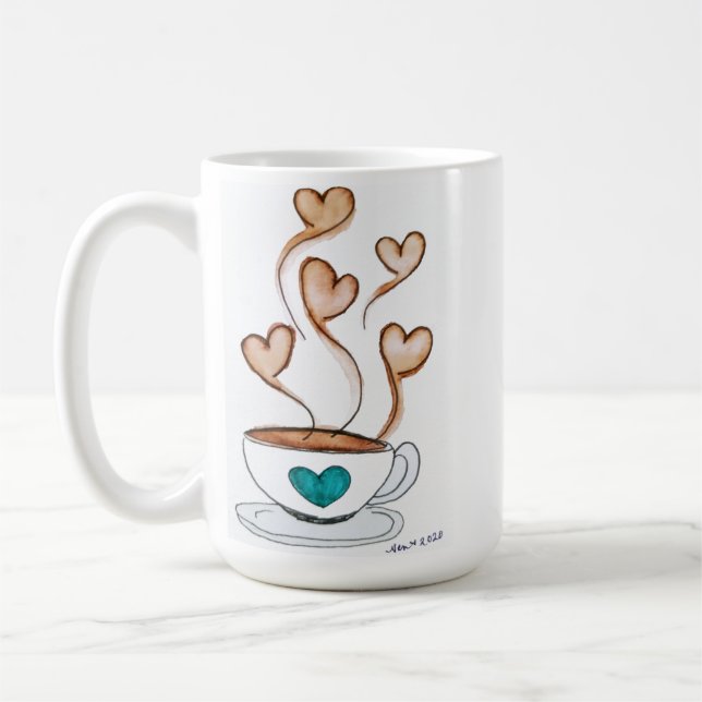 Caneca De Café Café Amor (Esquerda)