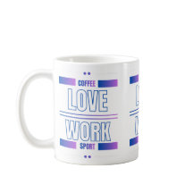 Café Amor Trabalho Esporte – Desenho Motivacional