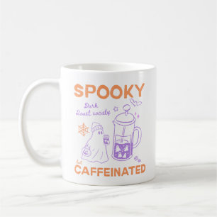 Caneca De Café Café Assustador Mas Cafeinado Fantasma Fofo de Hal