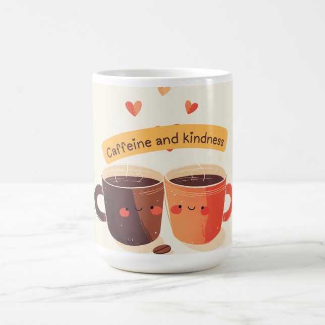 Caneca De Café Café Bonito - Cafeína e Víblias Bonitas (Centro)