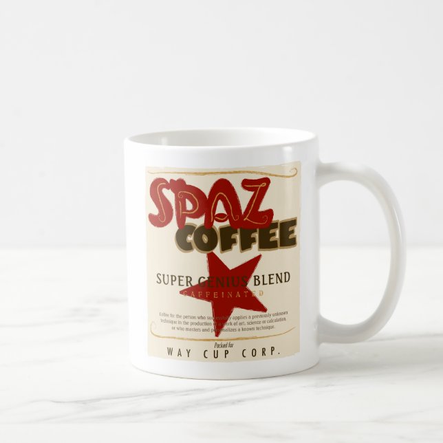 Caneca De Café CAFÉ - CAFÉ ESPASMÓDICO - Caneca (Direita)