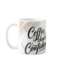 Café, Caos e Confiança - Aquarela Artística