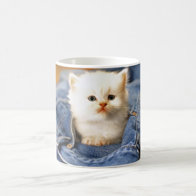 Caneca De Café Café Cerâmico Azul-Mug Jean Kitten (Centro)