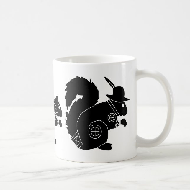 Caneca De Café Café Cherokee do esquilo (Direita)