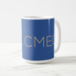 Caneca De Café Café CMEC Mug - 15-oz, Programa 9, azul com pêsseg