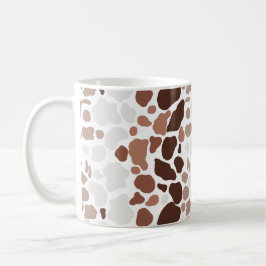 Caneca De Café Café com Creme Abstrato Mosaico Coffee Mug