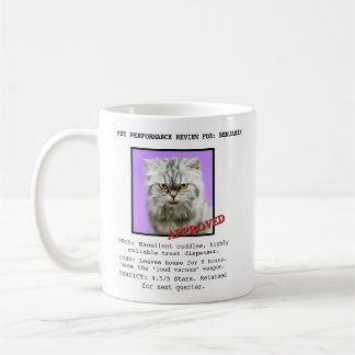 Caneca De Café Café com Foto Personalizada de Revisão de Desempen