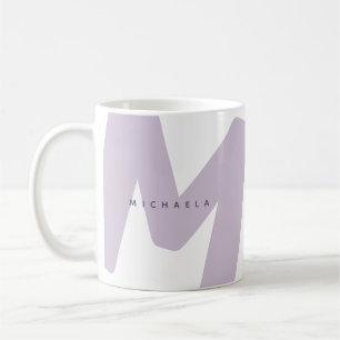 Caneca De Café Café com Inicial e Nome Monogramados Superdimensio