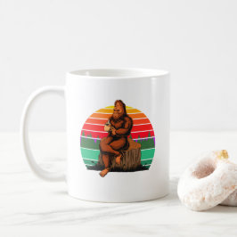 Caneca De Café Café Com Presente Engraçado De Sasquatch Bigfoot