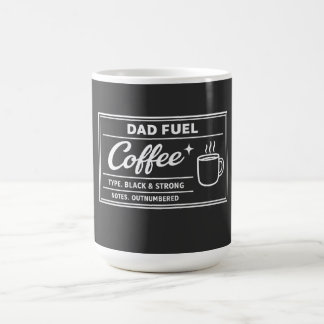 Caneca De Café Café Combustível do Papai – Preto e Forte Dia dos