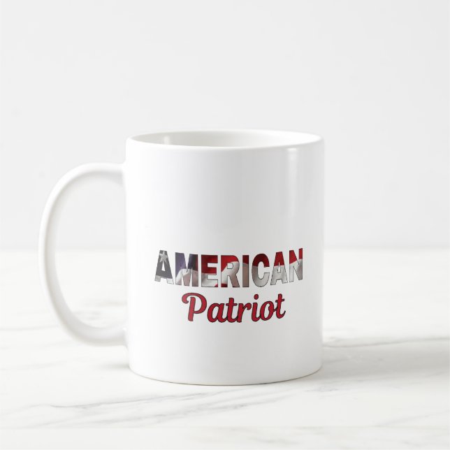 Caneca De Café Café Copa: Patriota Americano (Esquerda)