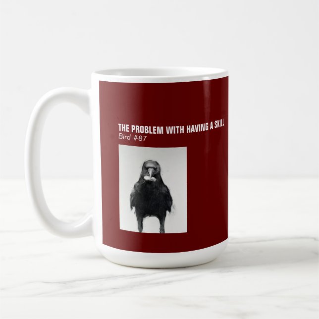 Caneca De Café Café CROW Mug 15 oz. (Esquerda)