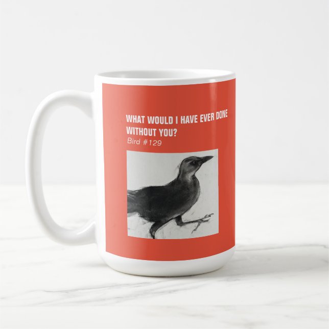 Caneca De Café Café CROW Mug 15 oz. (Esquerda)