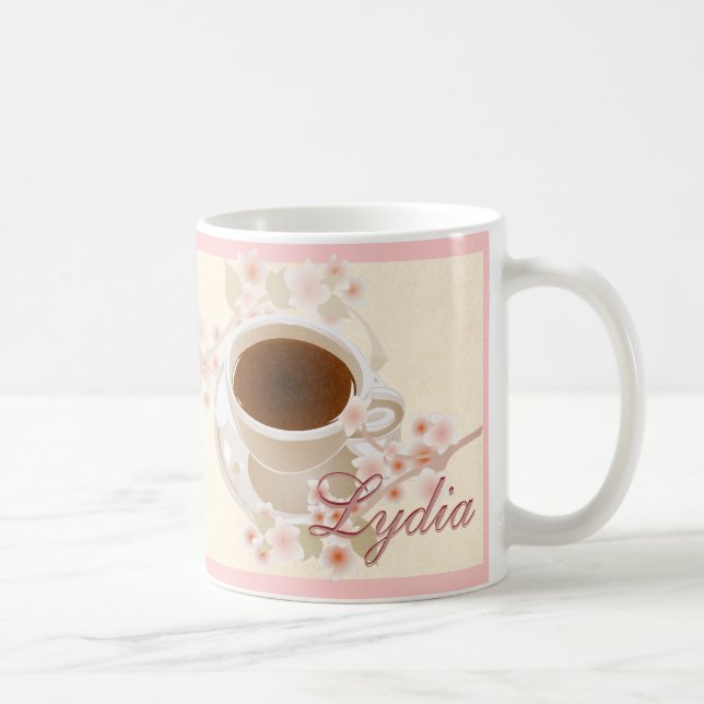 Caneca De Café Café da flor de cerejeira (Direita)