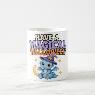 Caneca De Café Café da Lua Caprichosa e Dragão de Bruxa de Hallow