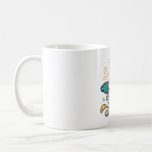 Caneca De Café Café da Mamãe Múmia Arte Divertida de Halloween
