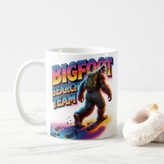 Caneca De Café Café da Manhã da Equipe de Busca do Sasquatch Pé-G