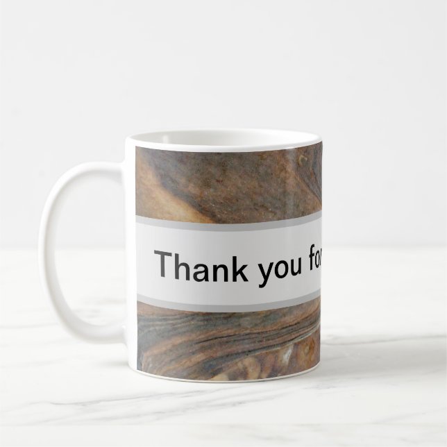 Caneca De Café Café Da Manhã De Aluguel Obrigado Convidado (Esquerda)