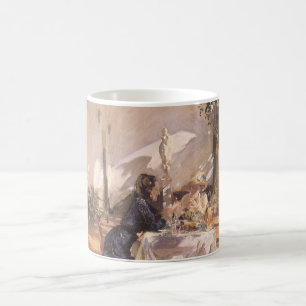 Caneca De Café Café da manhã na Loggia por John Singer Sargent