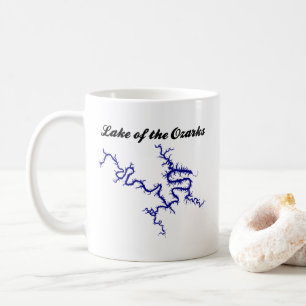 Caneca De Café Café da Margem Azul do Lago dos Ozarks Missouri