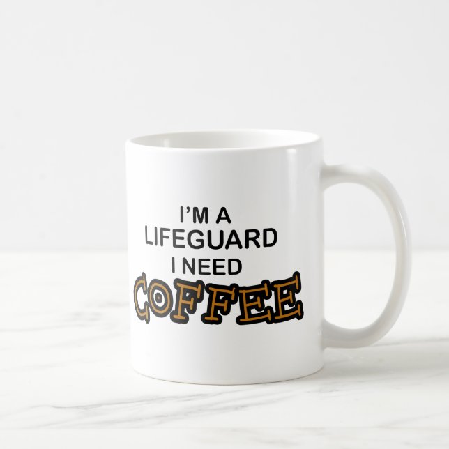 Caneca De Café Café da necessidade - Lifeguard (Direita)