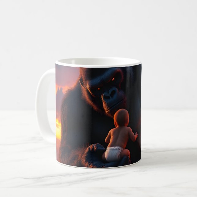 Caneca De Café Café da Serenidade Selvagem (Frente Esquerda)