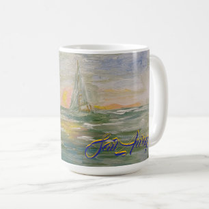 Caneca De Café Café da vela Sunset