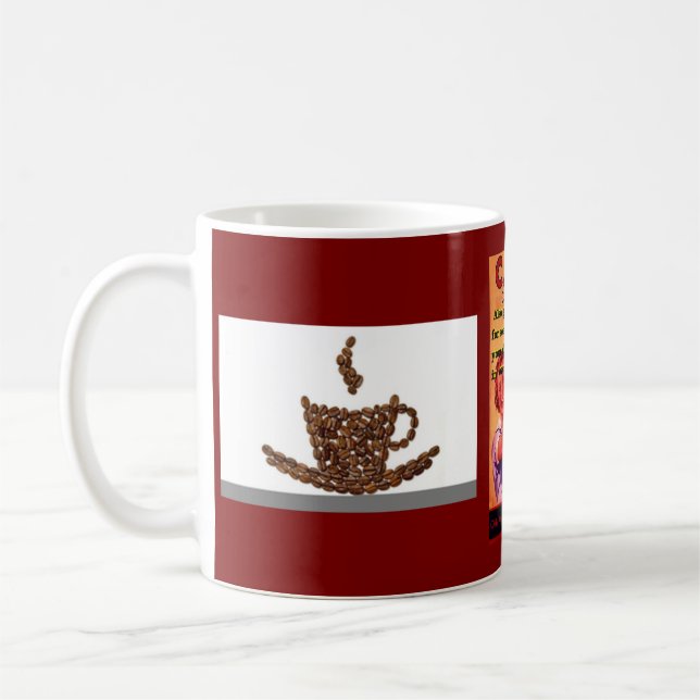 Caneca De Café "Café de acampamento vintage" (Esquerda)