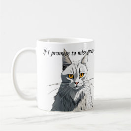 Caneca De Café Café de Gato Engraçado Sarcástico ou Presente Dive