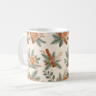 Caneca De Café Café de Laranja e Canela Natal Botânico Férias