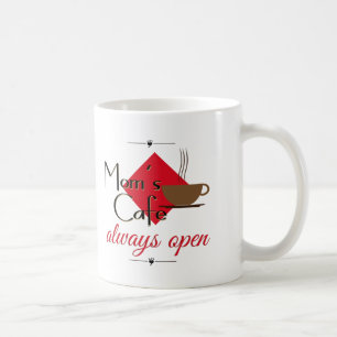 Caneca De Café Café de mãe sempre aberto