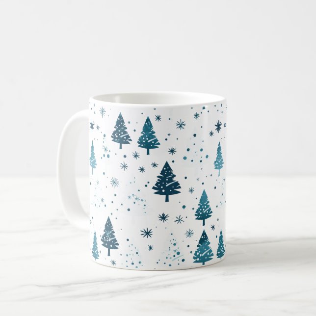 Caneca De Café Café de Natal (Frente Esquerda)