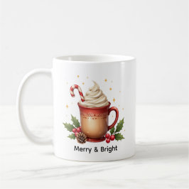 Caneca De Café Café de Natal Alegre e Brilhante